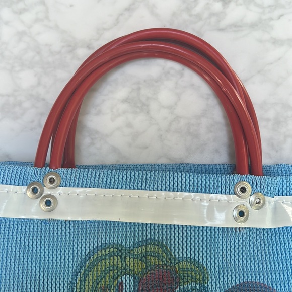 Frida  Double Handled Mesh Tote - Picture 4 of 5